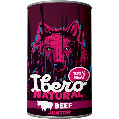 Ibero Natural Junior Hundefleisch - mit Rindfleisch 400 g