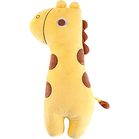 Appui-tête girafe pour enfants, coussin ceinture sécurité auto, oreiller cou soutien doux pour voiture, animal mignon, lot de 1 (1/5)