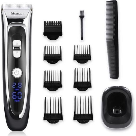 TEMPSA Tondeuse à Cheveux Barbe Lame en Céramique Rechargeable Sans Fil-Ywey (1/5)