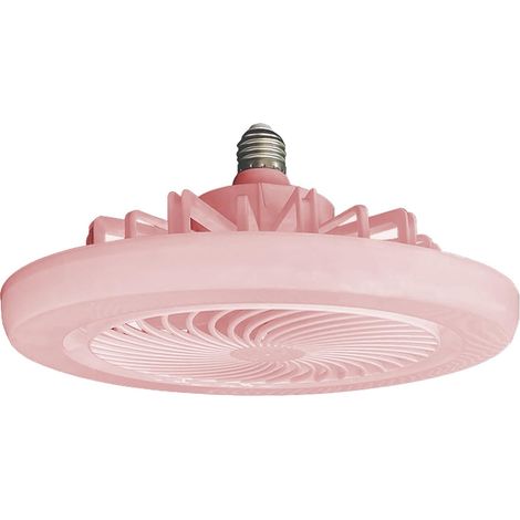 Ventilateur de Plafond avec Lumière, Silencieux Lampe de Ventilateur 3 Vitesses avec Télécommande et 3 Températures de Couleur Réglables pour Salle à Salon Chambre à Coucher, Dortoir, Bureau (1/2)
