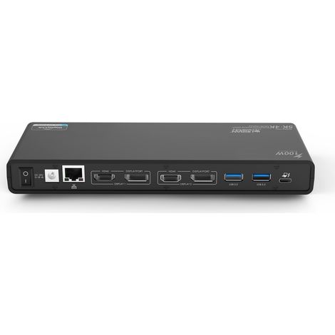 Urban Factory TCD50UF station d'accueil Avec fil USB 3.2 Gen 1 (3.1 Gen 1) Type-A + Type-C Noir