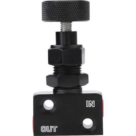 Régulateur de répartition de freinage, valve proportionnelle en aluminium 150-1200 PSI, à vis pleine, antirouille, pour voitures de course