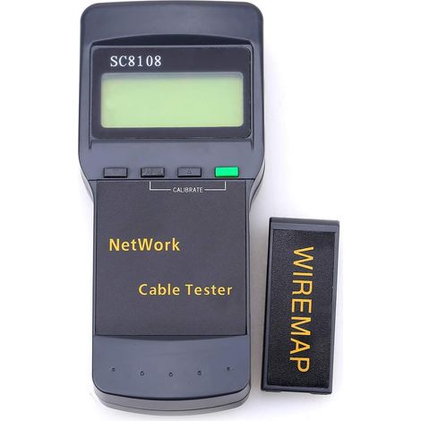 SC-8108 Analizador de red Cable Comprobador de cable Probador de cable RJ45 LAN Cable Prueba Kit de herramienta (1/5)