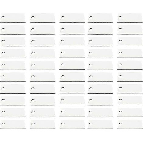 50 supports vierges pour plaques nominatives à sublimation -- (1/5)