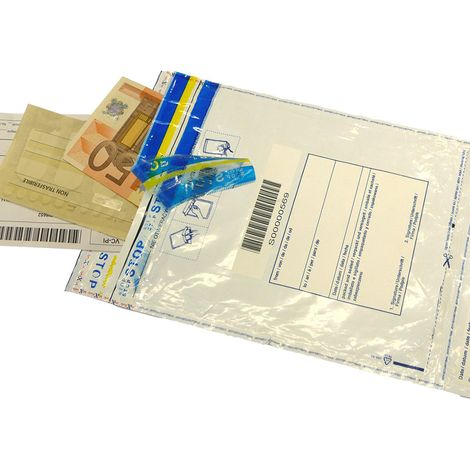 Viva Sobres de Seguridad para Envíos 160x225 mm LDPE Reciclable 70 Micras - Paquete de 50 Unidades