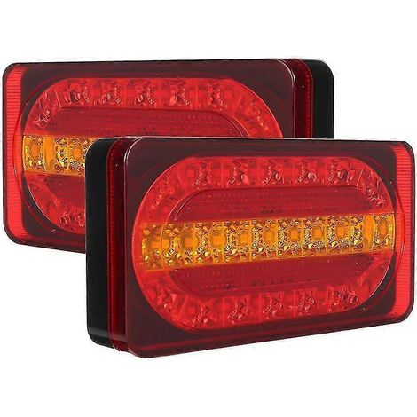 Feu arrière LED 12 V pour voiture, feu stop, clignotant, feu de position étanche, feu arrière universel pour caravane (1/5)