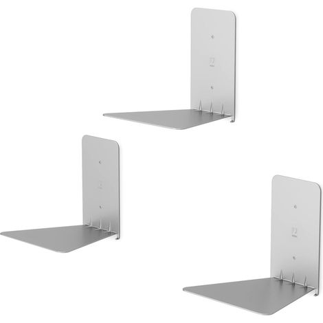 Umbra Conceal Mensole sospese, set di 3, Ferro, Argento