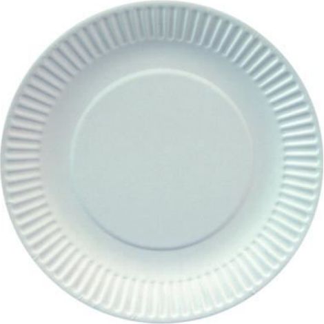 Assiettes - - Rond Ø 19 cm - Carton extra fort - Couleur blanche - Écologique