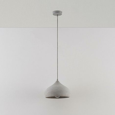 [GEBRAUCHT] B-Ware Lindby Beton Pendelleuchte Morton Pendelleuchte Lampe Leuchte E27 ø 29 Cm G793 (1/2)
