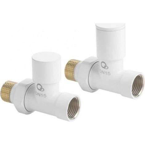 Vanne De Radiateur - 1/2 Pouces - Droite - Laiton - Pour Eau Chaude - 10 Bar - 120 °C - Unité