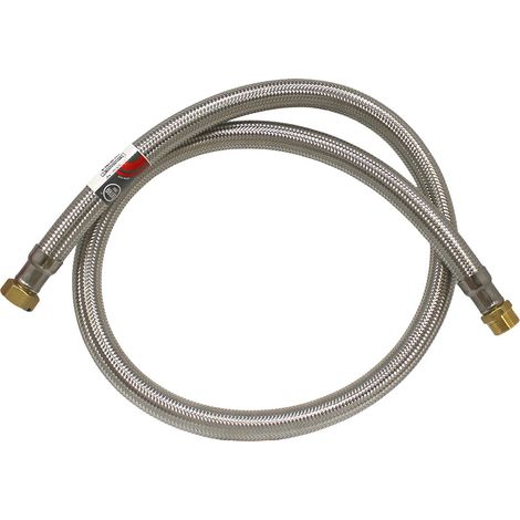 Flexible sanitaire/chauffage Inox Øintér.19mm - Femelle/Mâle 3/4" - 1500mm - EXTRA TWIST