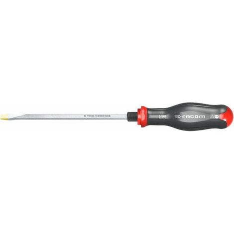 Tournevis FACOM Protwist plat forgé 8x175 mm ATWH8X175 - Outil embout fendu robuste pour écrous, manche ergonomique, modèle 8X175.