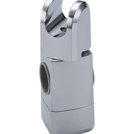 Barre de douche coulissante, support de pommeau de douche réglable, clip de fixation, revêtement ABS, accessoire de salle de bain, 1 pièce (1/5)