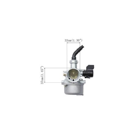 LAN Carburateur de remplacement S-GIANT PZ19 19 mm pour scooters, motos, karts, quads et autres véhicules Taotao Baja Roketa SSR 50cc, 70cc, 90cc, 110cc et 125cc.