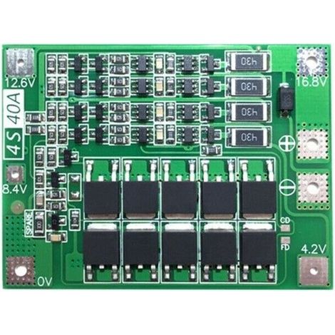 4s 40a Version Equilibrada De Placa De Proteccion Pcb Para Bateria De Litio (1/5)
