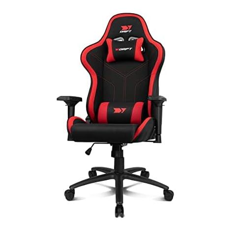 DRIFT DR110BR silla para videojuegos Butaca para jugar Asiento acolchado Negro, Rojo (1/5)