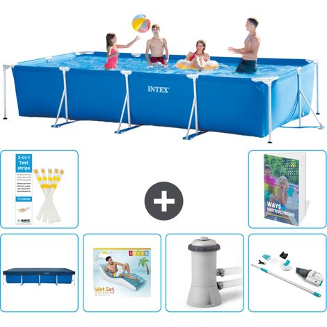 Rechteckiger Frame Pool - 450x220x84 cm - 7-teilig S62