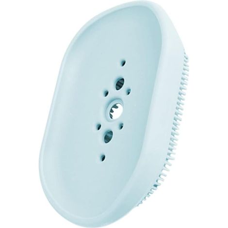 Runder Silikonhalter Abtropfgestell Organizer mit Multifunktionsbürste für Zuhause (1/5)