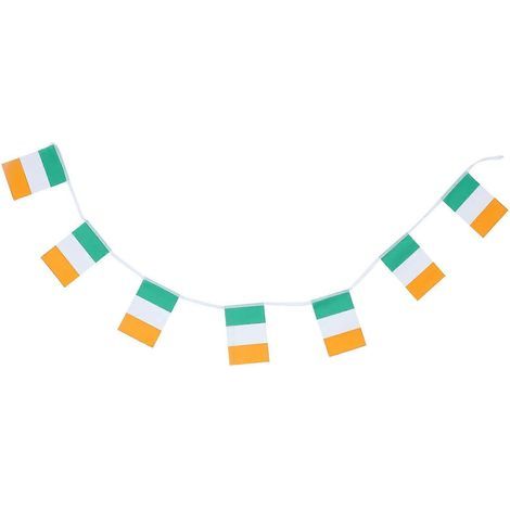 Irische Wimpelgirlande, Dekoration zum St. Patrick's Day – 500,00 x 21,00 x 0,01 cm (1/4)
