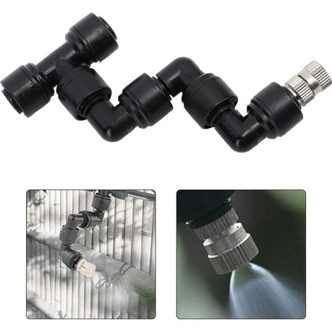 Boquilla pulverizadora para reptiles – juego de 3 piezas de plástico y cobre – boquilla giratoria de 360° para terrarios y jardines (1/5)