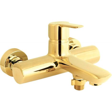 Deante Wand-Badewannenmischer Gold ergonomisches Design