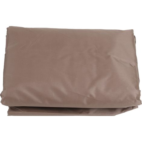 Housse de remplacement pour balancelle, housse imperméable et anti-poussière pour balancelle de jardin, café, 3 places, 190 x 132 x 15 cm (1/5)
