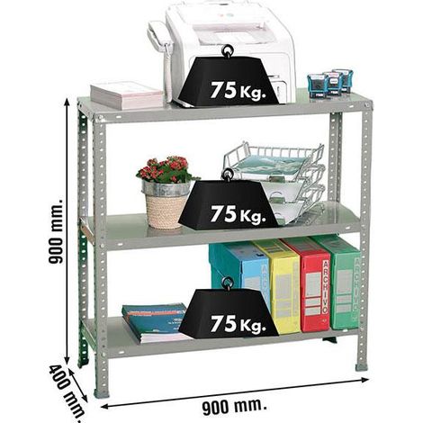 Simon Rack Advantage 3/400 Metallregal dunkelgrau