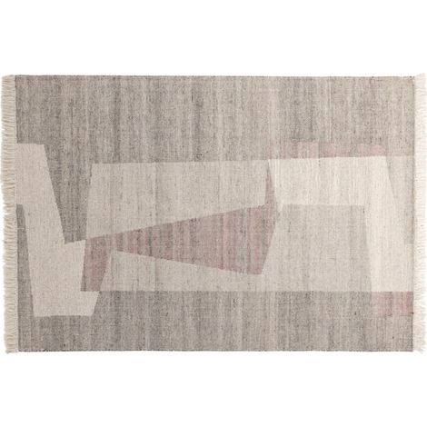 Tapis Déco en Laine "Rio" 160x230cm Beige (1/5)
