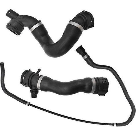 Lot de 3 durites de radiateur de refroidissement (supérieure et inférieure) pour BMW E90 E91 E92 325I 330I 330Xi 2006 328I 328Xi 17127618510 17127531581