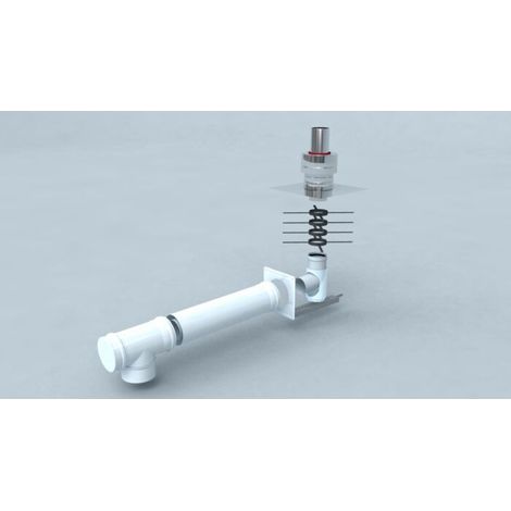 Bertrams Polyline LAS kit standard 2 41STB80-2 DN 80 / 125, DN 80 arbre, embouchure VA