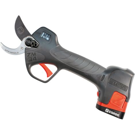 FORBICE DA POTATURA A BATTERIA ZANON ZM 34 CON 2 BATTERIE 2,5 AH