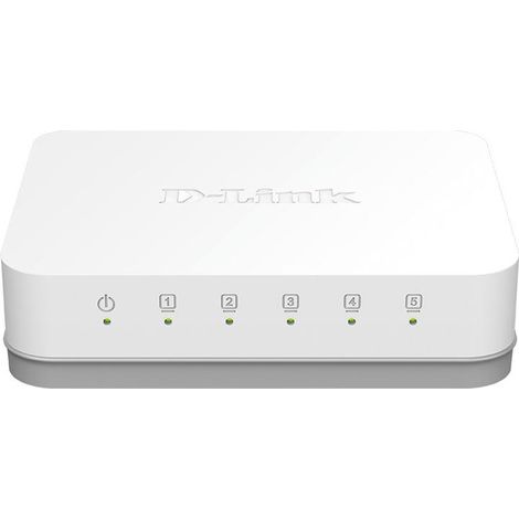 D-Link GO-SW-5G Unmanaged Gigabit Ethernet (10/100/1000) Weiß