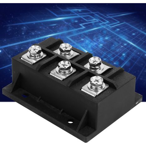 Module redresseur triphasé à pont de diodes haute puissance 1600 V 150 A, 5 bornes (1/5)