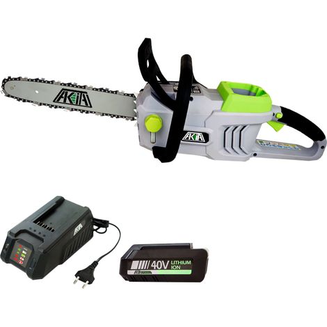 Tronçonneuse a Batterie 40V Akita + Batterie + Chargeur