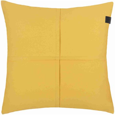 SCHÖNER WOHNEN Zierkissenhülle ohne Füllung SOFT - 1 Stück 38x38 cm, Gelb
