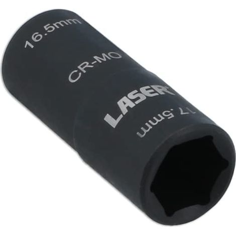 Laser 8213 Double Ended Damaged Wheel Nut Socket 16.5 x 17.5mm