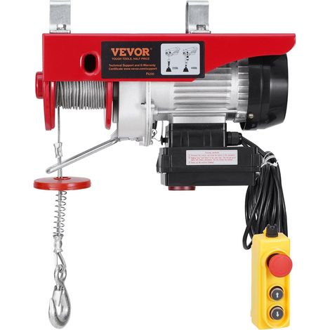 Treuil électrique 1996 kg avec télécommande sans fil 99974 cm et filaire 4267 cm pour levage sécurisé confort d'utilisation (1/5)