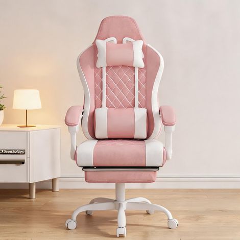 Chaise de bureau en tissu maille métal 70 x 70 x 127 cm (1/5)
