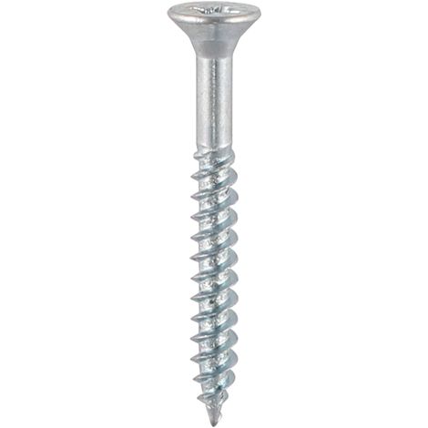 TIMco Twin Thread Zinc Countersunk Woodscrew 8 x 21/4 Qty 200 (1/3)