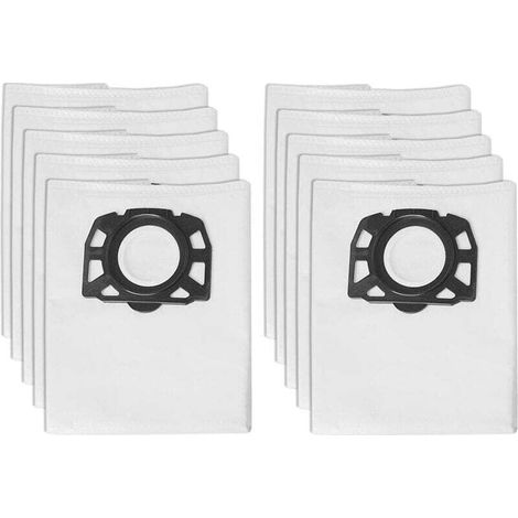 Packung mit 10 Beuteln für Kärcher WD4 WD5 WD6 MV4 MV5 MV6 Staubsauger (1/3)