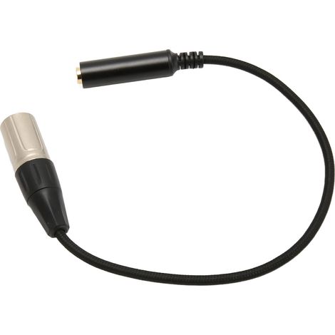Câble adaptateur 6,35 mm femelle vers XLR mâle, câble audio pour microphone, prise jack 6,35 mm (1/4 pouce) (1/5)