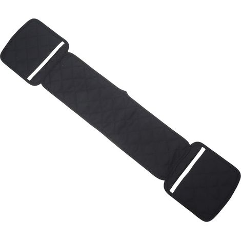 Moufles Cuisine en Silicone Noir Isolants, Protection Complète Double Extrémité pour Cuisson Four et Barbecue, Résistants la Chaleur pour Cuisiniers Professionnels et Amateurs (1/5)