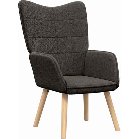 Maison Exclusive - Sessel Dunkelgrau 62 x 67 x 95,5 cm Sherpa-Sto (1/5)