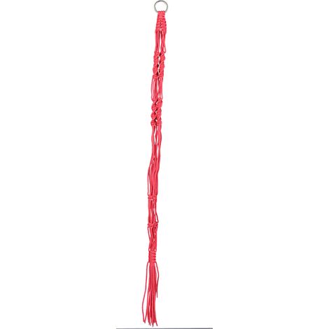 Suspension Macramé Pour Plantes - Corde De Chanvre Résistante - Support Ajustable Intérieur Extérieur - Lot De 1 (1/5)