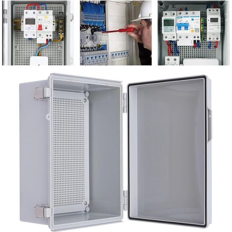 Anschlussdose – 1 Stück – ABS – IP66 wasserdicht – Außenwandmontage – 200 x 300 x 170 mm (1/5)