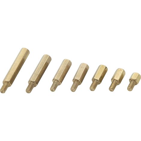 Casquillo de latón M3 de 30 mm Z W - 10 unidades