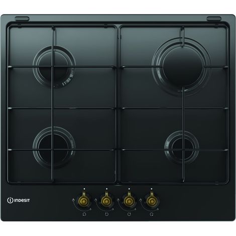 Indesit TH 642 /I (AN). Colore del prodotto: Antracite, Posizionamento dell'apparecchio: Da incasso, Dimensione della larghezza del piano cottura: 58 cm. Tipo di controllo: Manopola, Pos... - TH642IAN (1/5)