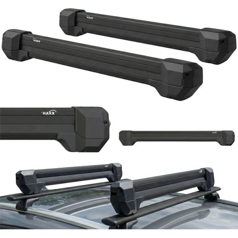Porte-skis HAKR pour 6 paires de skis, support pour 4 planches, aluminium noir (1/5)