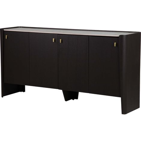 Sinterstein Sideboard MDF Ebenholz 180X45X90 Cm (1/5)