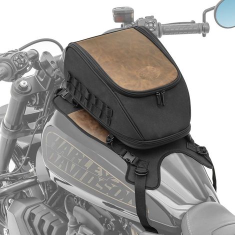 Borsa serbatoio moto - Craftride Vintage - 9-13L - Fissaggio universale - Copertura impermeabile